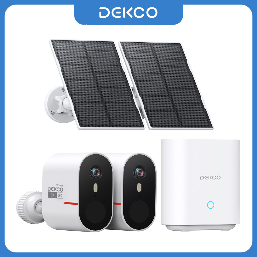 Home Security Prices - Dekco 3MP WiFi Solar Camera System