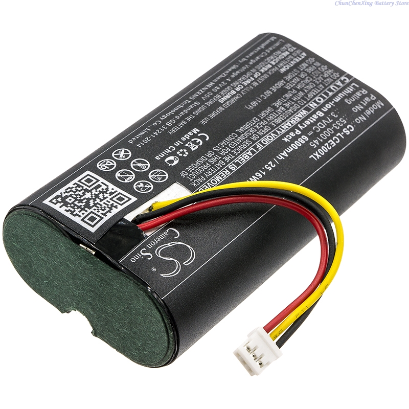 100% NEW 3.7V 5200/6800mAh Rep - Home Security Battery Replacement recension och pris