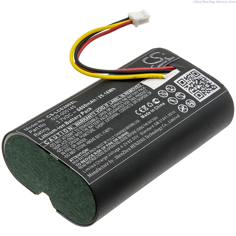 100% NEW 3.7V 5200/6800mAh Rep - Home Security Battery Replacement recension och pris