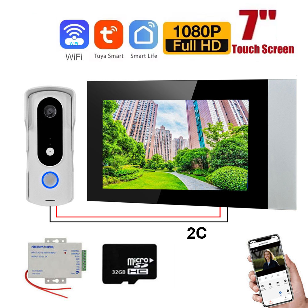 2 Wire Smart Home Tuya Wifi 10 - Home Security Cameras Uk recension och pris