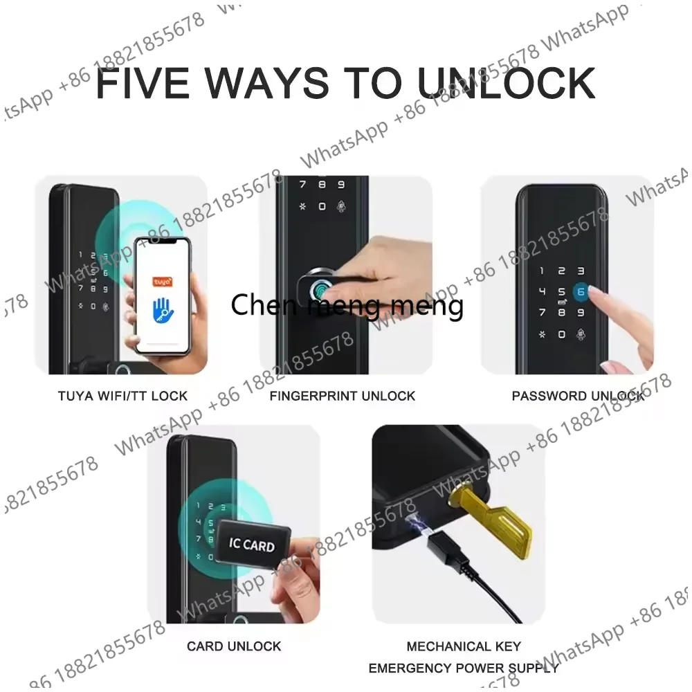 Rfid Fingerprint Handle Smart  - Home Security Battery Replacement recension och pris