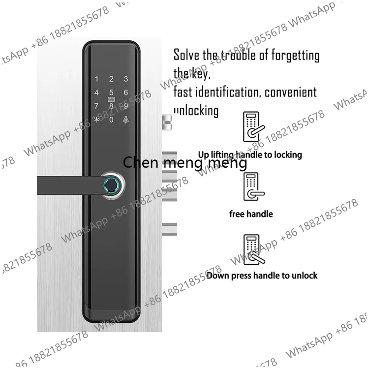 Rfid Fingerprint Handle Smart  - Home Security Battery Replacement recension och pris