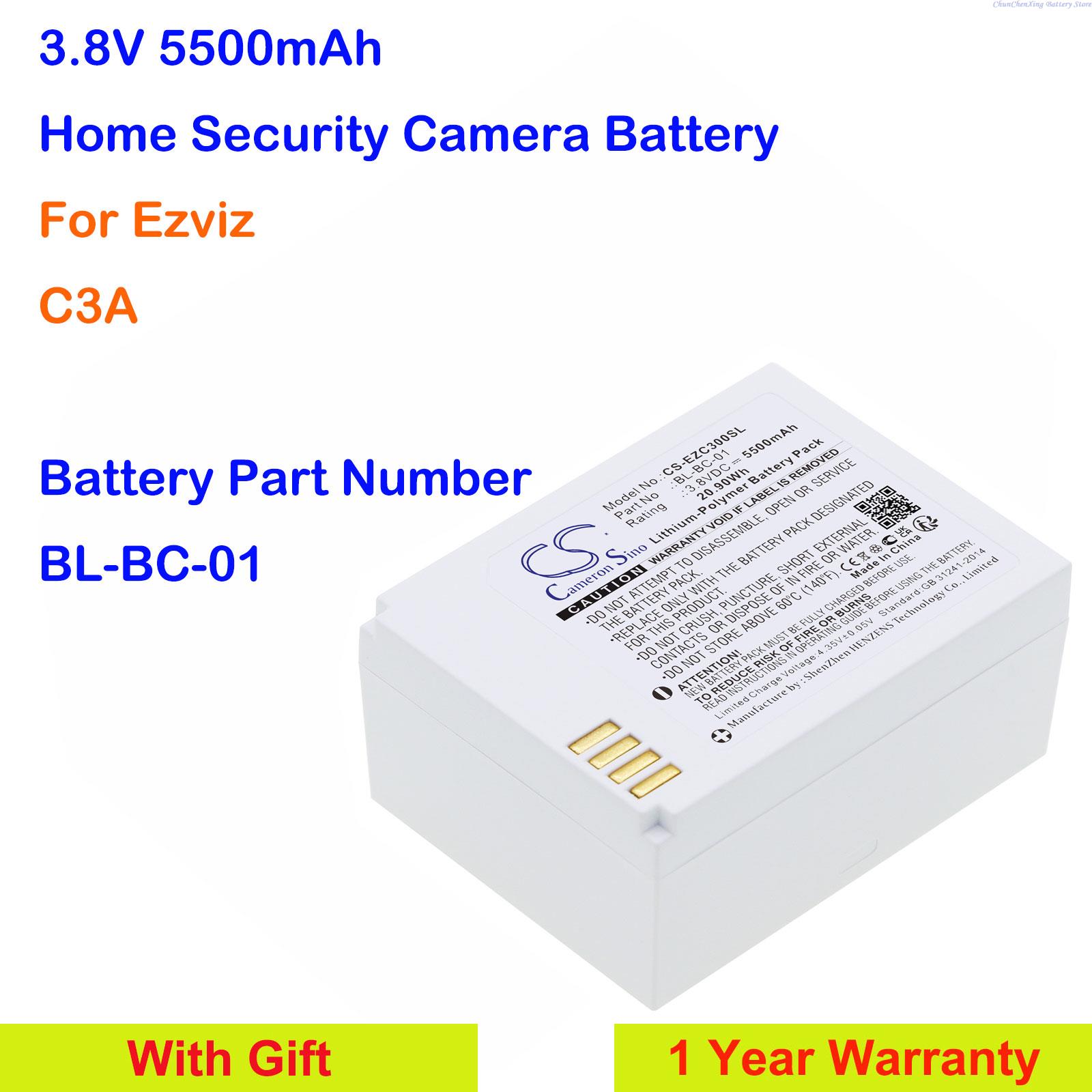 Cameron Sino 3.8V 5500mAh Home - Home Security Battery Replacement recension och pris
