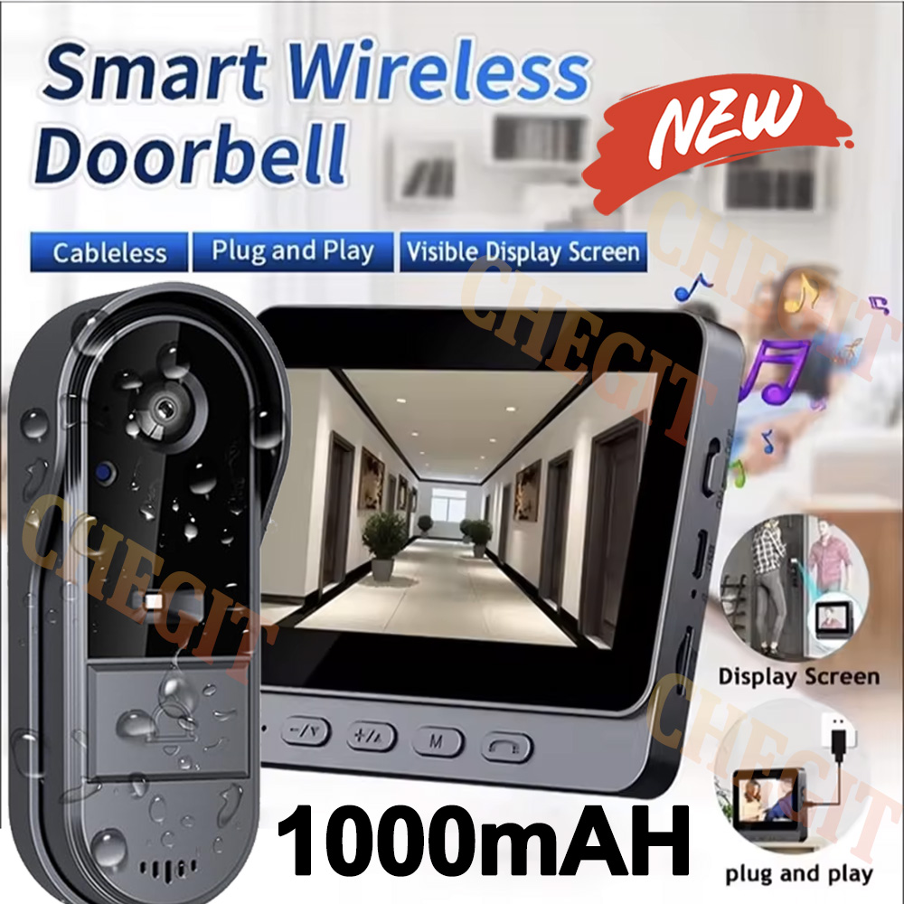 Wireless Wifi Doorbell Camera  - Home Security Prices recension och pris