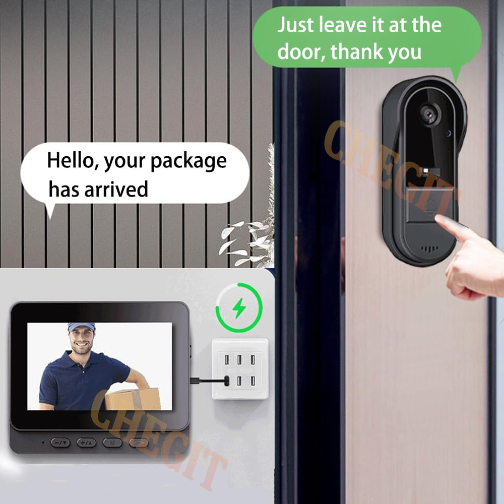 Wireless Wifi Doorbell Camera  - Home Security Prices recension och pris