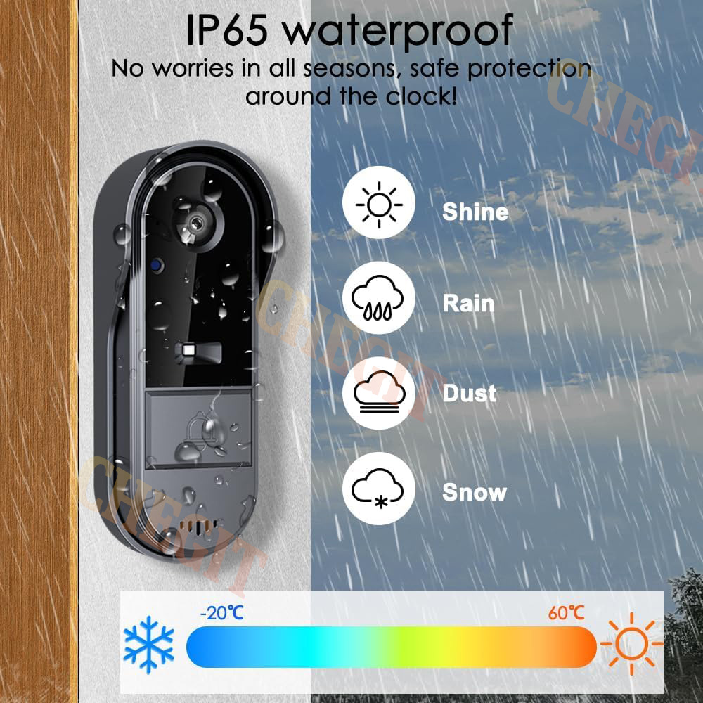Wireless Wifi Doorbell Camera  - Home Security Prices recension och pris