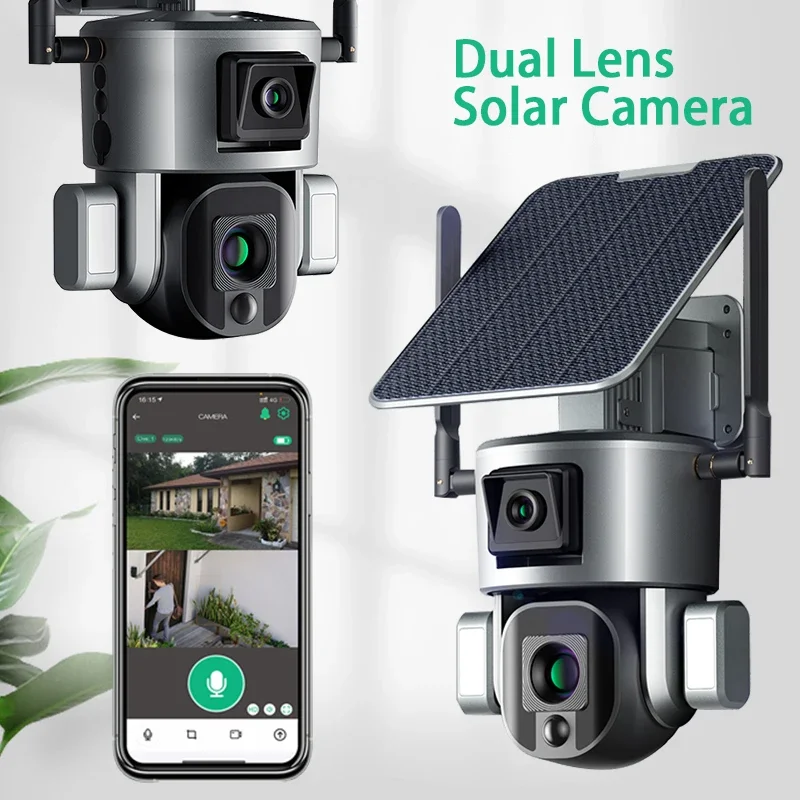 4G Wireless Solar Camera Dual  - Home Security Cameras Uk recension och pris