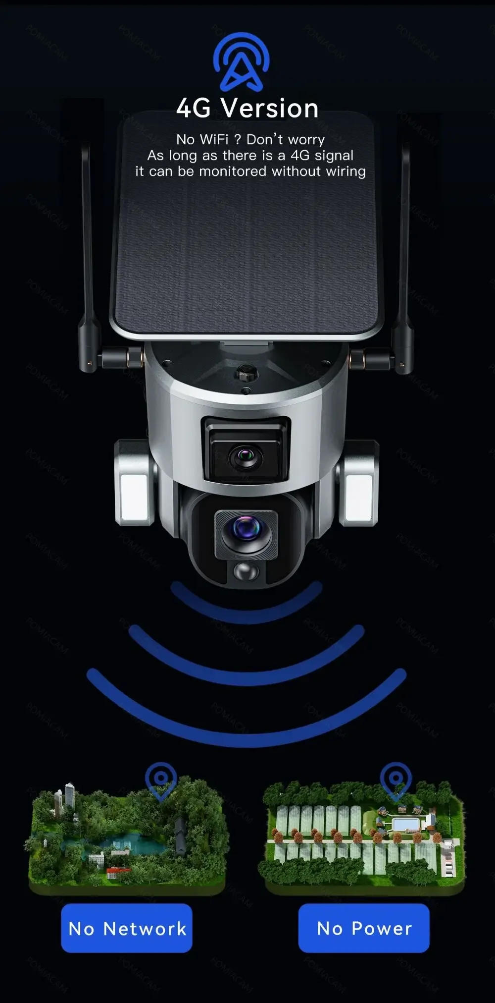 4G Wireless Solar Camera Dual  - Home Security Cameras Uk recension och pris