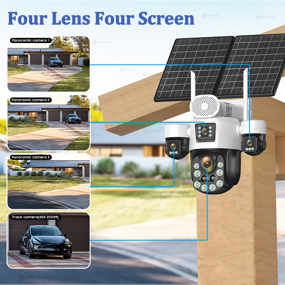 AOV Four Lens Outdoor Surveill - Home Security Packages recension och pris
