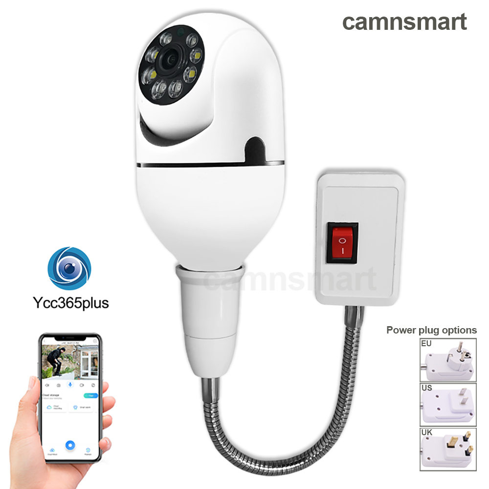 3MP Mini Camera Wifi E27 Bulb  - Home Security Cameras Uk recension och pris