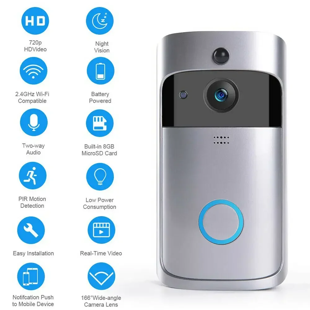 720P HD Smart Home Wireless WI - Home Security Prices recension och pris