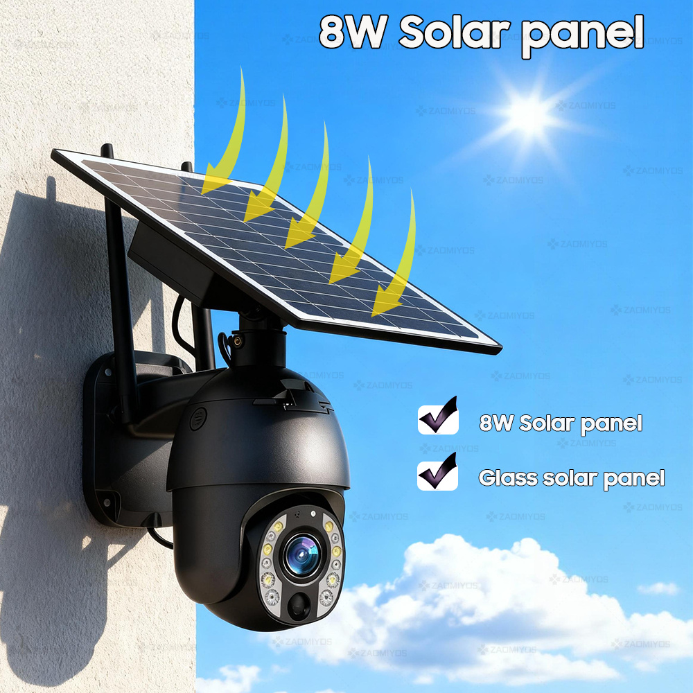 4K 50X Optical Zoom Solar Wifi - Home Security Battery Replacement recension och pris