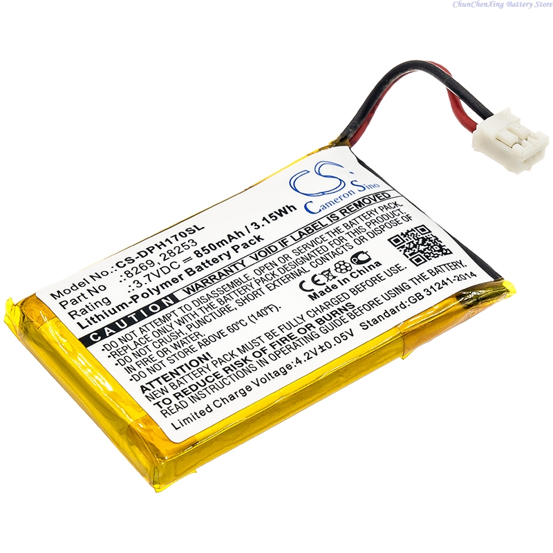 Cameron Sino 3.7V 850mAh Repla - Home Security Battery Replacement recension och pris