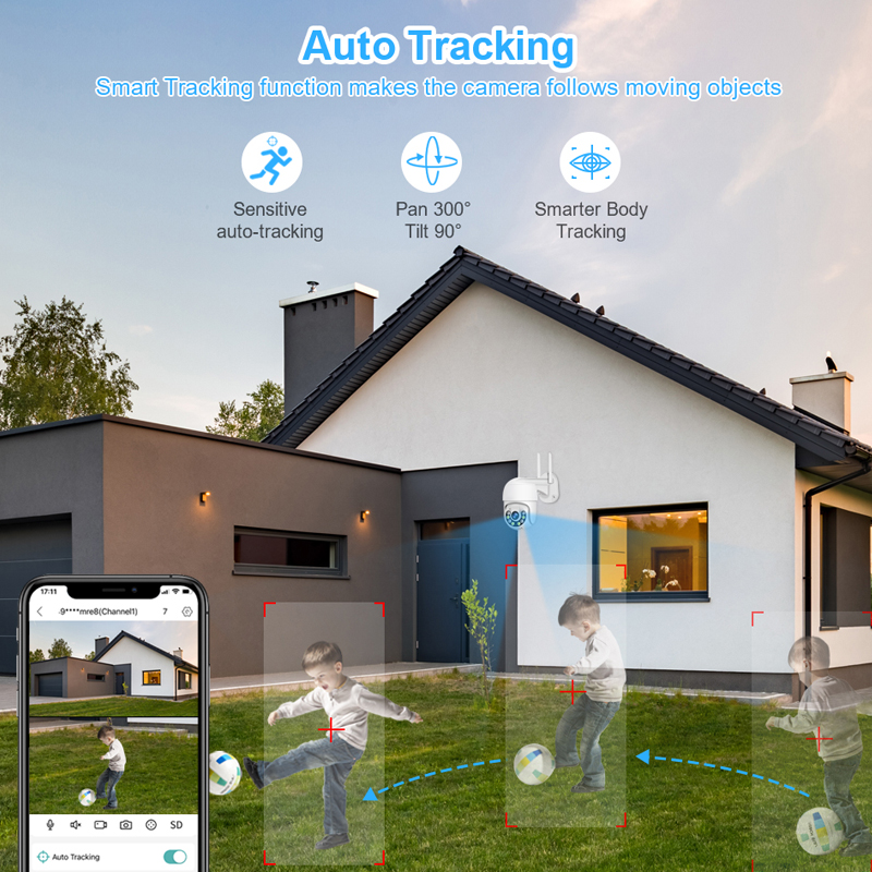 Smar 3MP Wireless CCTV Securit - Home Security Prices recension och pris
