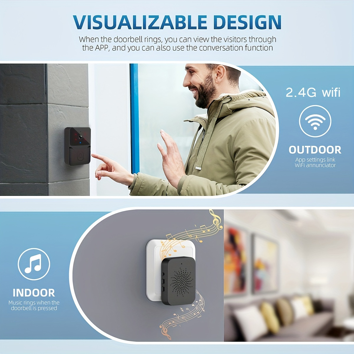 Tuya Wireless Smart Video Door - Home Security Prices recension och pris